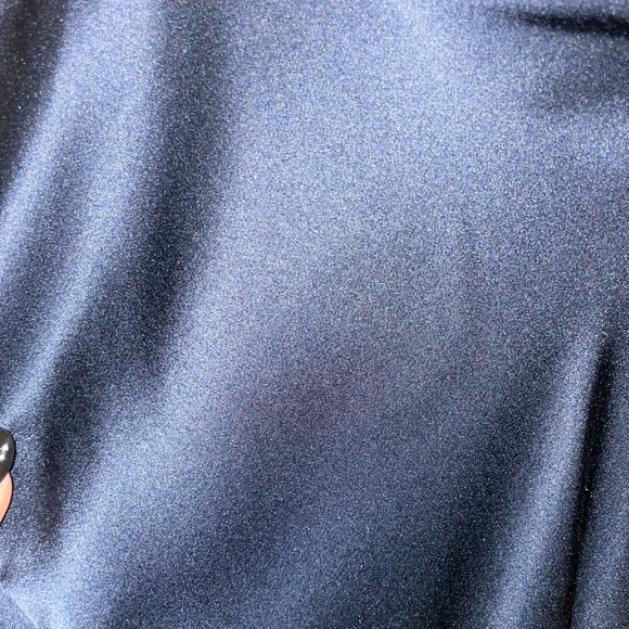 NEW Amanda Uprichard Ansonia Asymmetric Silk Gown in Ink - Picture 6 of 7